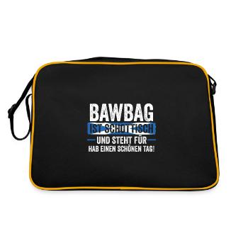 Scots Scottish Scotland - Retro Bag - black/gold - Back