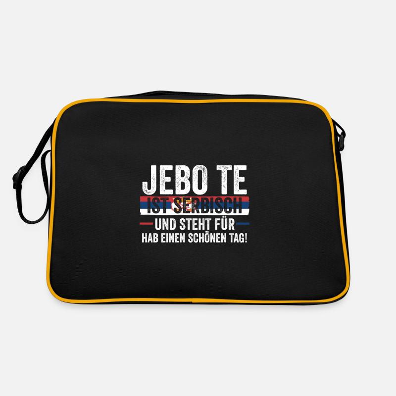 Serben Serbisch Serbien Retro Tasche