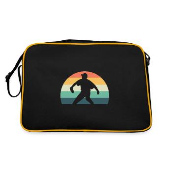 Softball Joueurs de softball - Sac Retro - noir/or - Dos