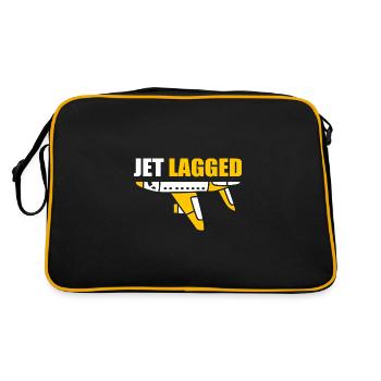 Pilote d’avion - Sac Retro - noir/or - Dos