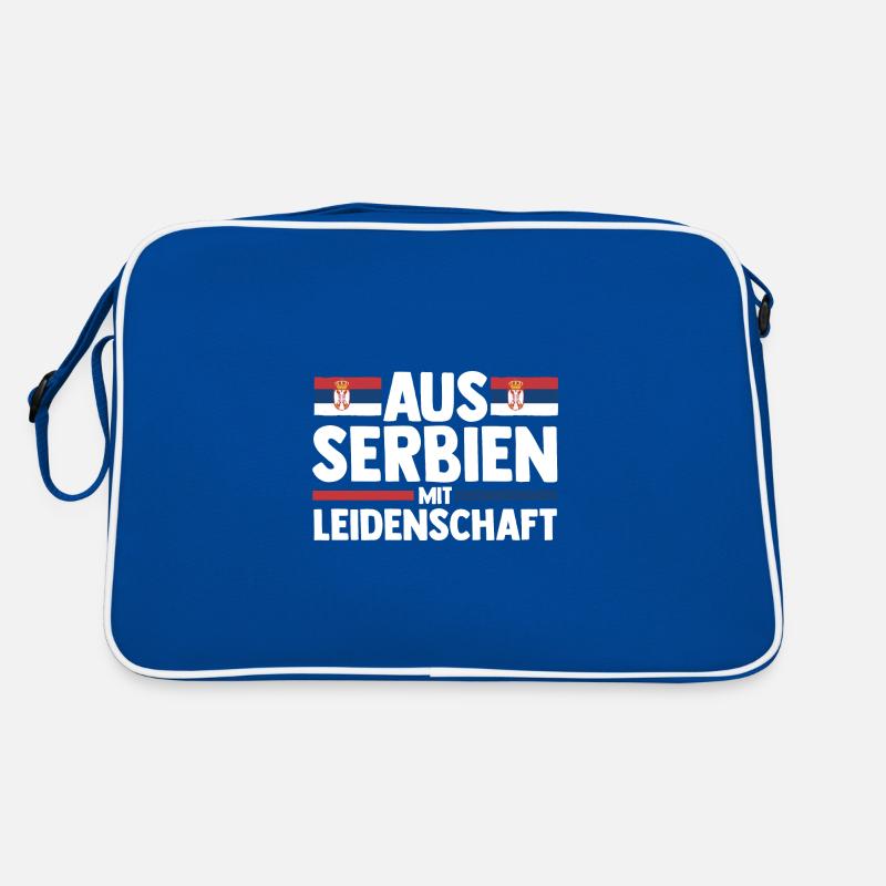 Serben Serbisch Serbien Retro Tasche