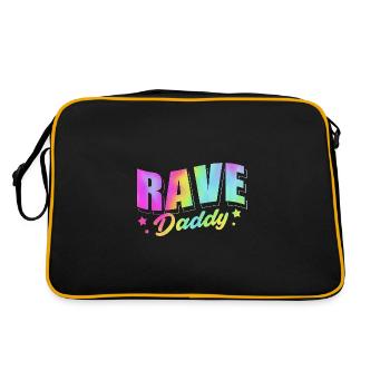 Rave Raver Musique techno Techno basse Table de mixage - Sac Retro - noir/or - Dos
