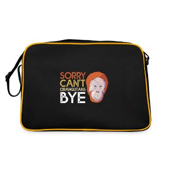 Orang-outan - Sac Retro - noir/or - Dos