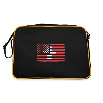 Suisse Suisse Suisse Allemande - Sac Retro - noir/or - Dos
