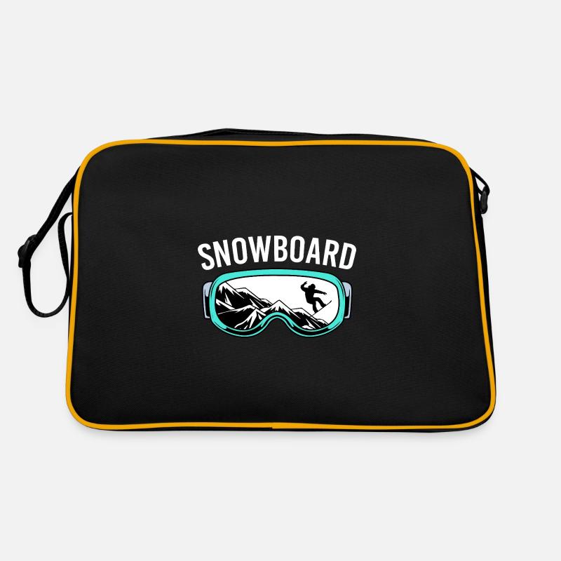 Snowboard Snowboard Vacances snowboard Snowboarders Sac Retro