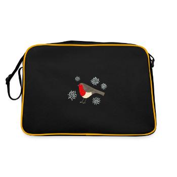 Robin - Retro Bag - black/gold - Back