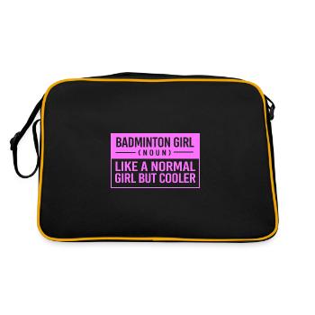 Badminton - Retro Bag - black/gold - Back