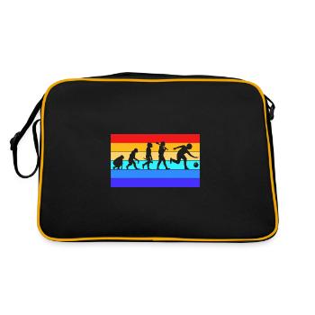 Bowling Bowler Bowling Skittles Bowling Ball - Retro Bag - black/gold - Back