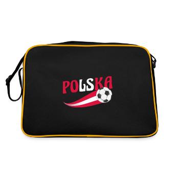 Pole Polen - Retro Tasche - Schwarz/Gold - Hinten