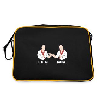 Wing Chun - Retro Bag - black/gold - Back