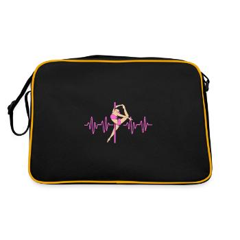 Pole Dance - Retro Bag - black/gold - Back