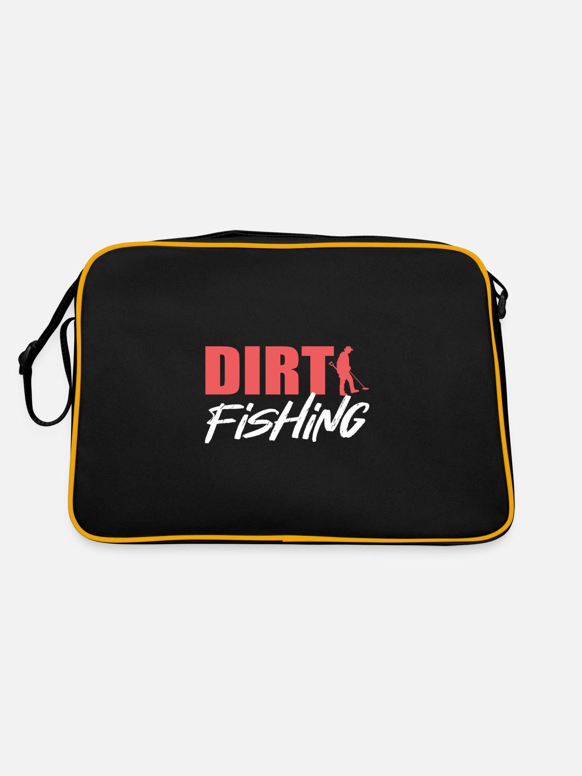Metal detector - Retro Bag - black/gold - Back