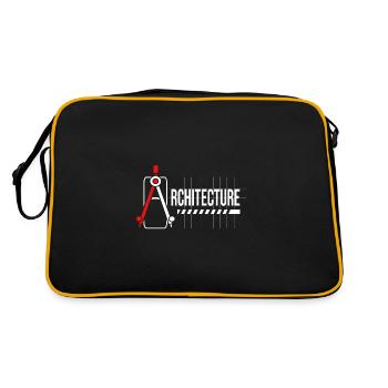 Architect Architecture - Retro Bag - black/gold - Back