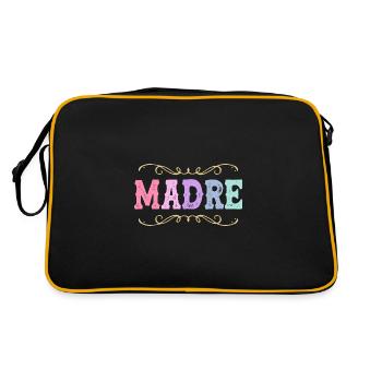 Latina Mom Latino - Retro Bag - black/gold - Back