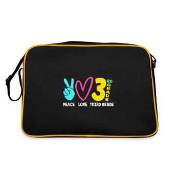 3rd Grade - Retro Bag - black/gold - Back