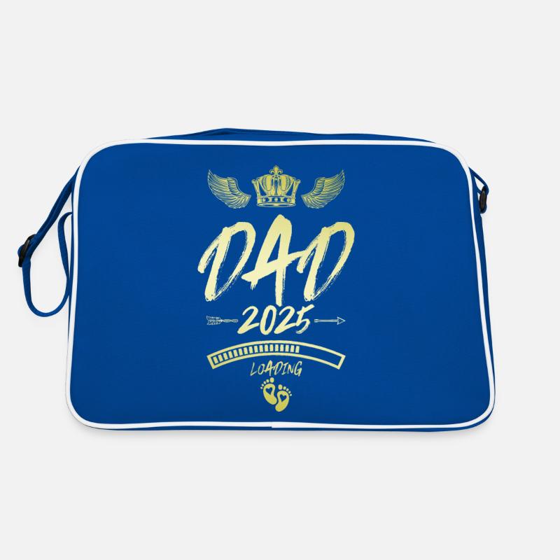 Dad 2025 Loading Papa Spruch Retro Tasche