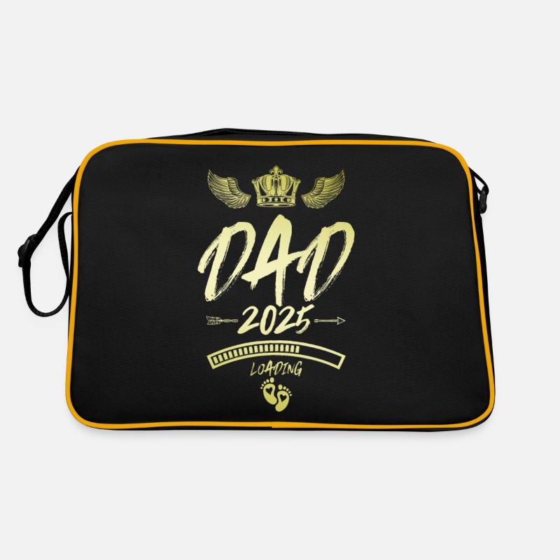 Dad 2025 Loading Papa Saying Retro Bag