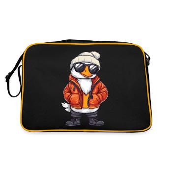 Goose Cool Comic - Retro Bag - black/gold - Back