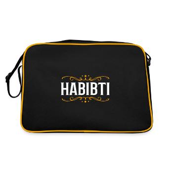 Habibi musulman - Sac Retro - noir/or - Dos