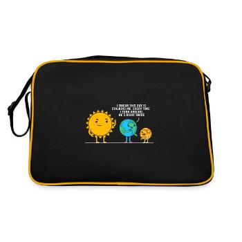 Solar System Universe - Retro Bag - black/gold - Back
