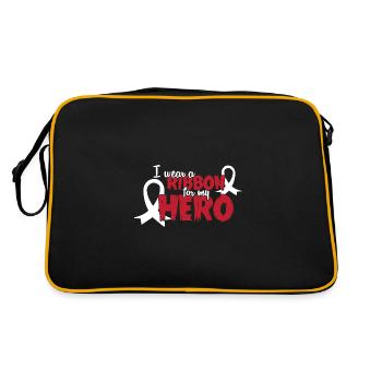 Cancer du poumon Cancer Un cancer survivant du cancer pue - Sac Retro - noir/or - Dos
