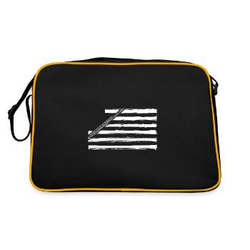 Flute player - Retro Bag - black/gold - Back