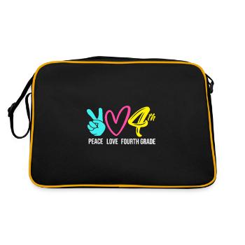 4th Grade - Retro Bag - black/gold - Back