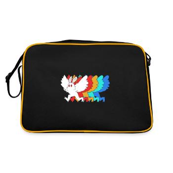 Mothman - Retro Bag - black/gold - Back