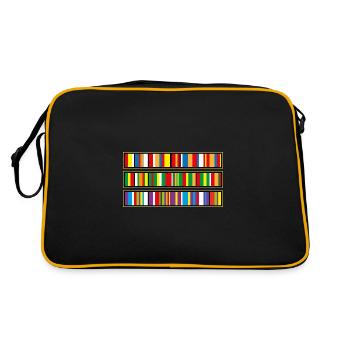 80 Order Band Bar - Retro Bag - black/gold - Back