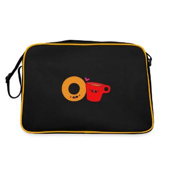 Bagel - Sac Retro - noir/or - Dos