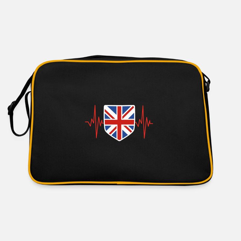 England Herzschlag Retro Tasche