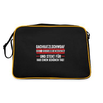 Austrians Austria - Retro Bag - black/gold - Back