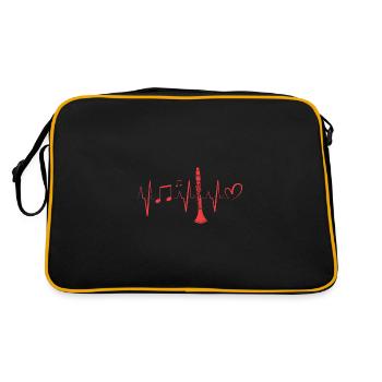 Clarinet - Retro Bag - black/gold - Back