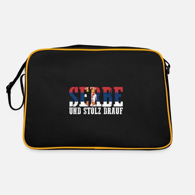 Serben Serbisch Serbien Retro Tasche