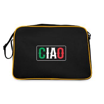 Italia Ciao - Retro Bag - black/gold - Back