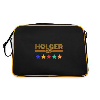 Holger - Sac Retro - noir/or - Dos