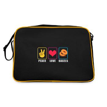 Bagel - Sac Retro - noir/or - Dos