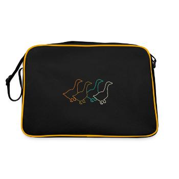 Goose - Retro Bag - black/gold - Back