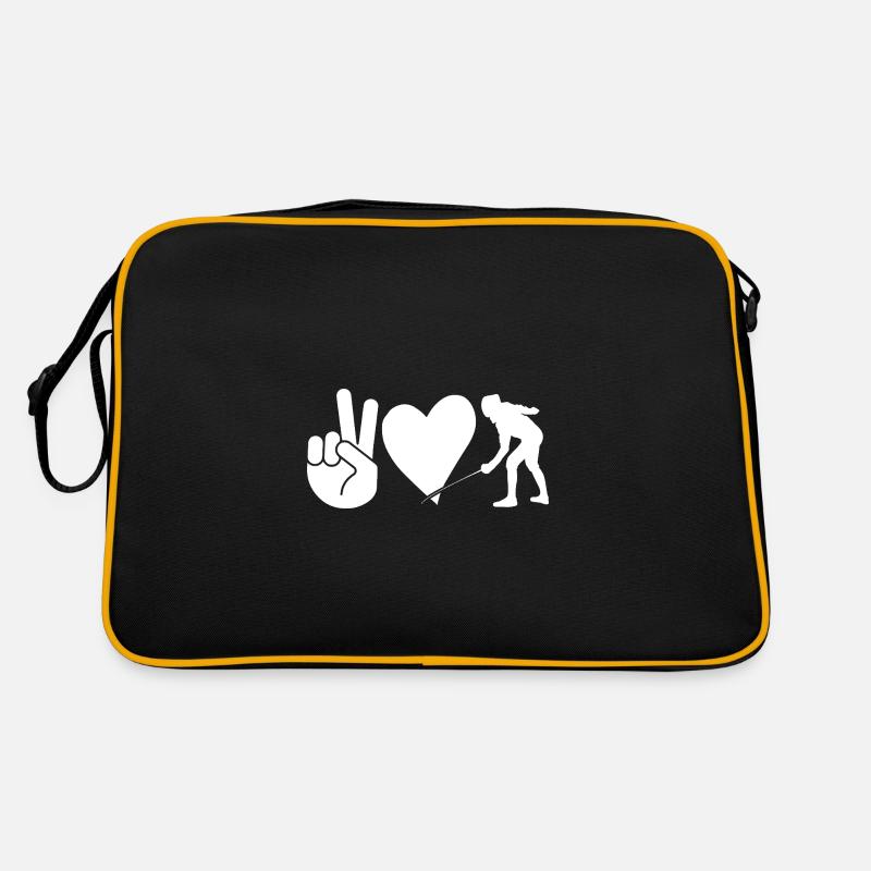 Fechter Fechten Retro Tasche