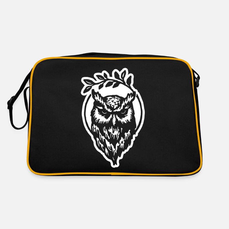 Eule Retro Tasche