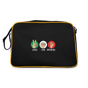 Italy Italian Vaffanculo - Retro Bag - black/gold - Back