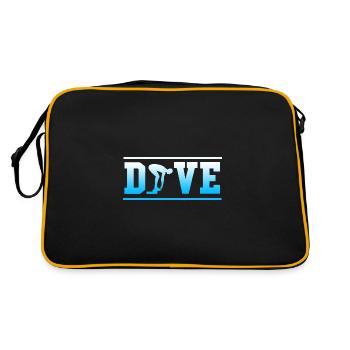 Swimming Swimmers Swimming Pool Swimming Instructors - Retro Bag - black/gold - Back