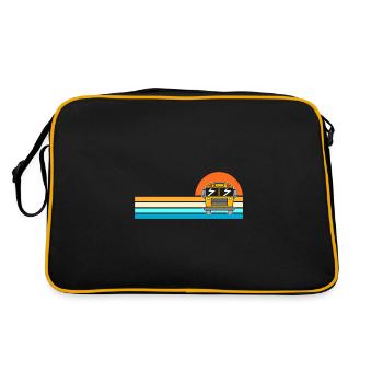 School Bus Driver School Bus - Retro Bag - black/gold - Back