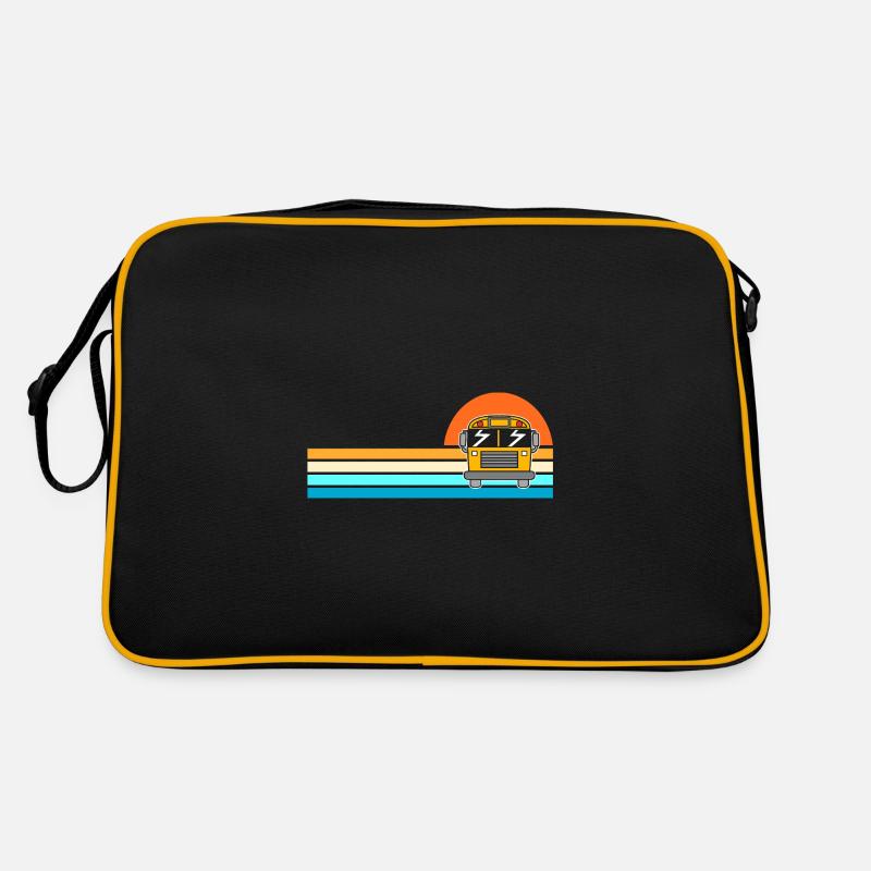 School Bus Driver School Bus Retro Bag