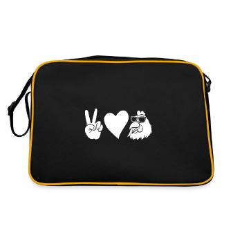 Poules Poule - Sac Retro - noir/or - Dos