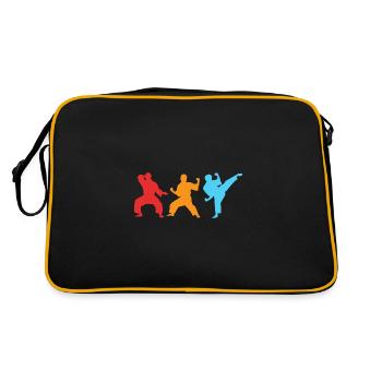 Jiu Jitsu Self Defense - Retro Bag - black/gold - Back