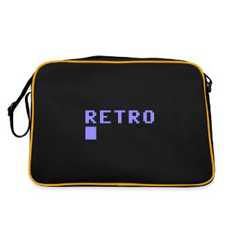 Rétro 8 bits - Sac Retro - noir/or - Dos