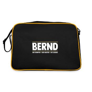 Bernd - Sac Retro - noir/or - Dos