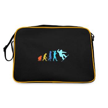 Snowboard Snowboard Vacances snowboard Snowboarders - Sac Retro - noir/or - Dos