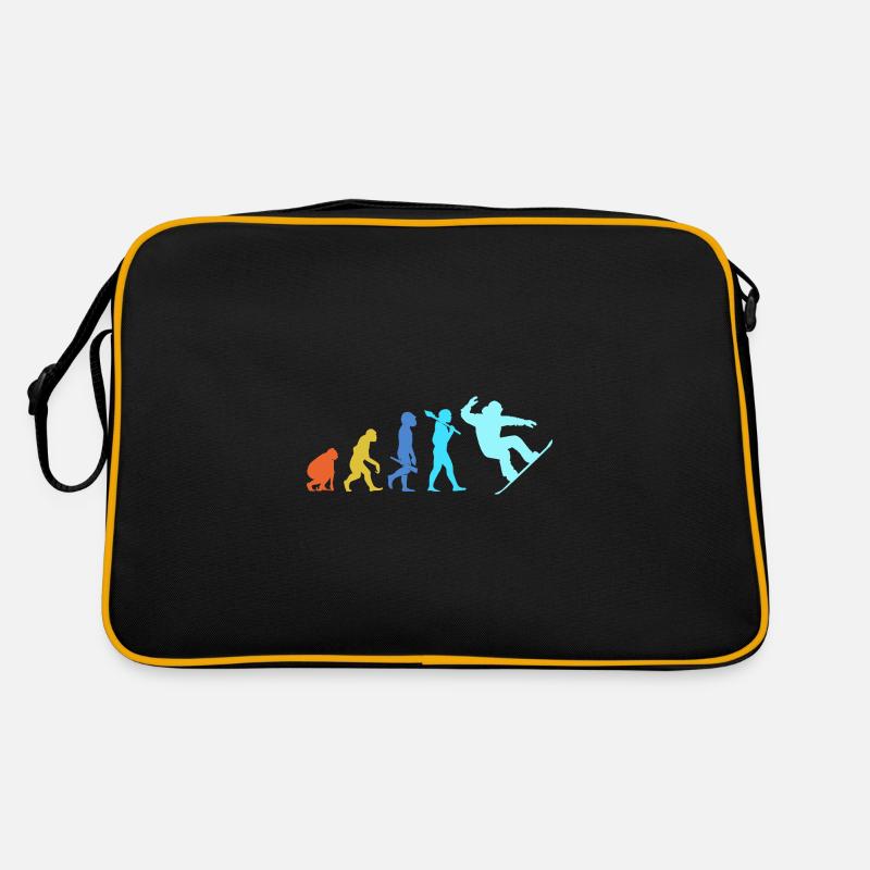 Snowboard Snowboard Vacances snowboard Snowboarders Sac Retro
